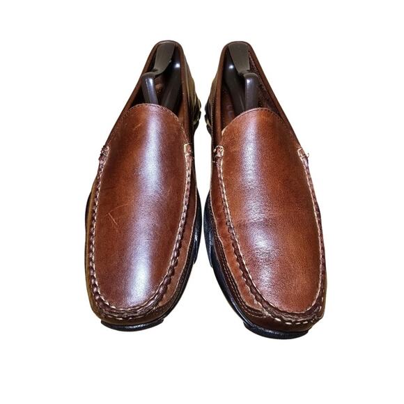 Allen Edmonds 71804 Boulder Brown Leather Driving Loafers Moccasin Mens Size 8.5 - Picture 3 of 7